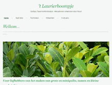Tablet Screenshot of laurier.nl